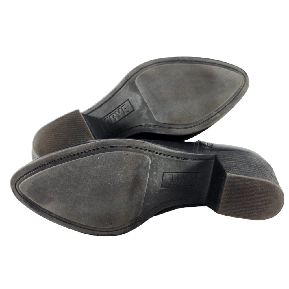 Frye Judith Booties, Black Leather, 8.5 - Picture 12 of 12